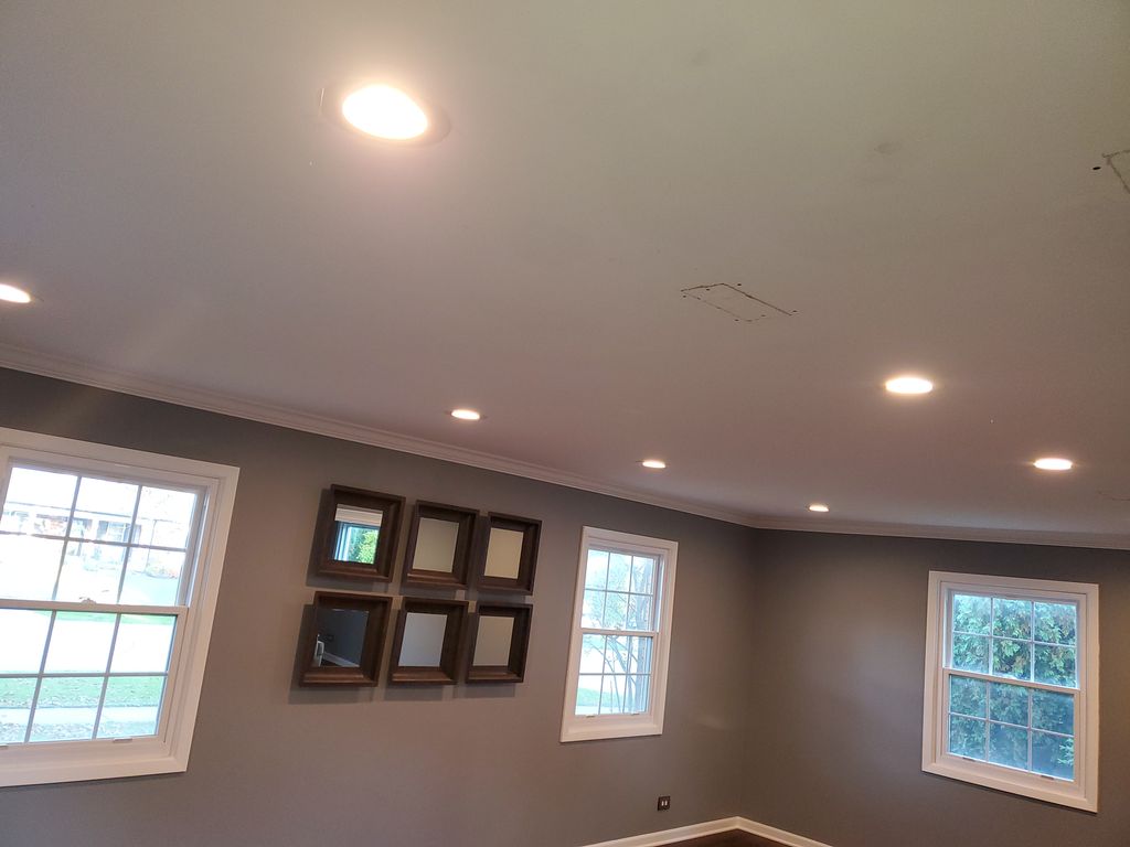 Living Room Recessed Lighting by IFX Electric serving Buffalo Grove, Illinois