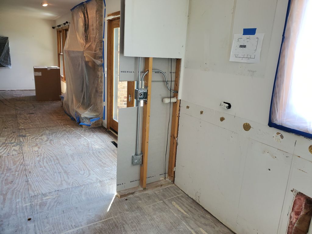 Kitchen Remodel Electrical Rough-In by IFX Electric serving Lake Zurich, Illinois