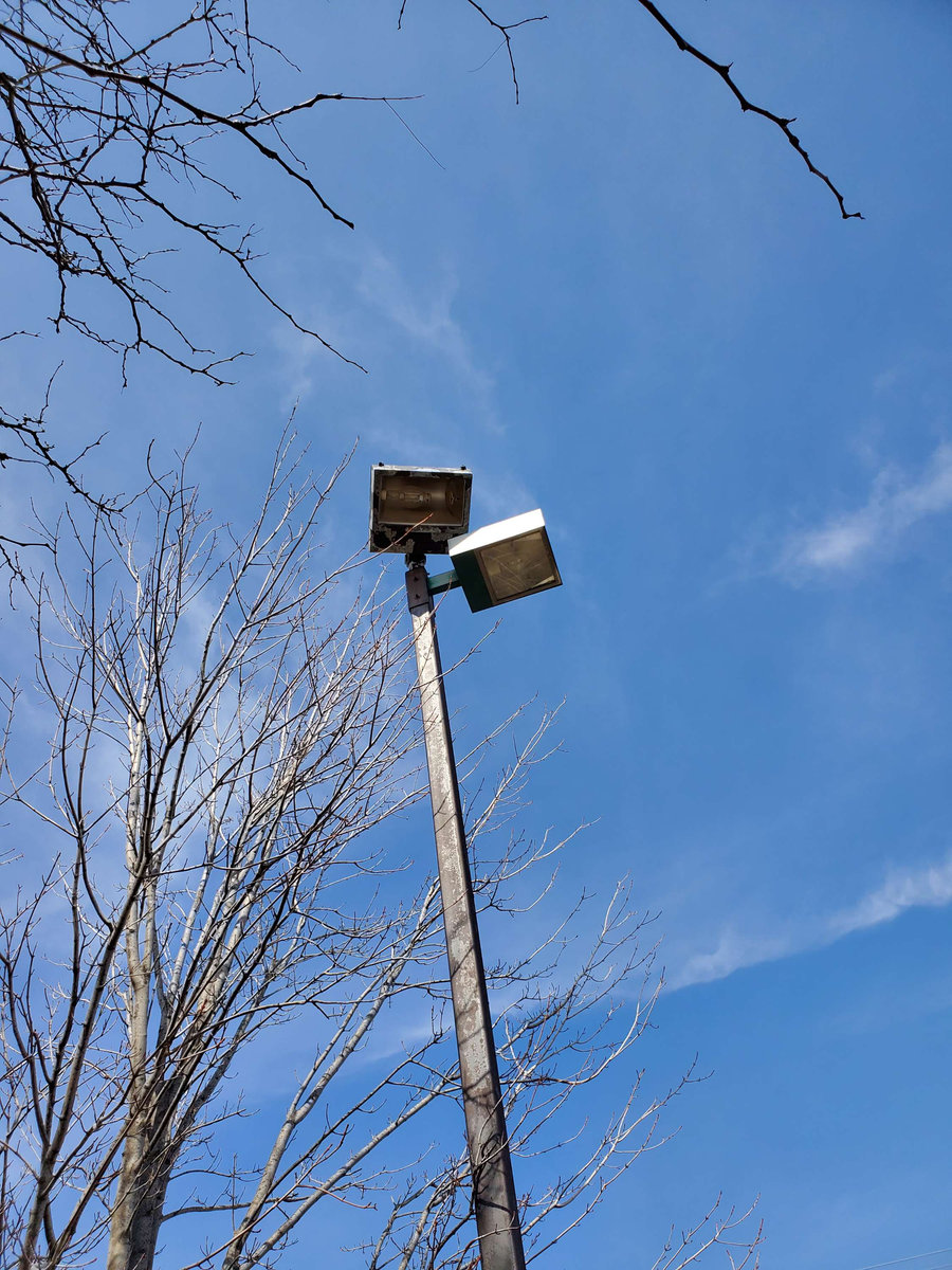 Outdoor Security Light Installation by IFX Electric serving Libertyville, Illinois
