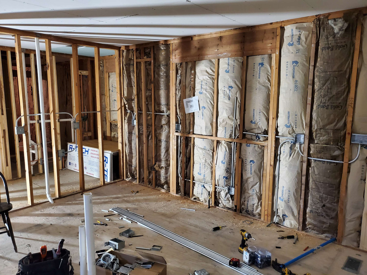 Home Remodel Wiring Rough-In by IFX Electric serving Palatine, Illinois