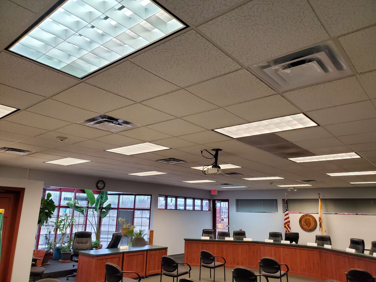 Office Lighting Retrofit by IFX Electric serving Northbrook, Illinois